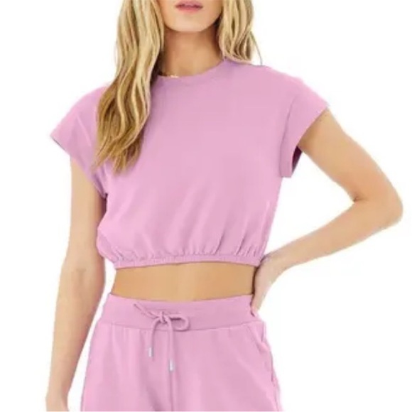 ALO Yoga Lavender Crop Top xs - Picture 1 of 2